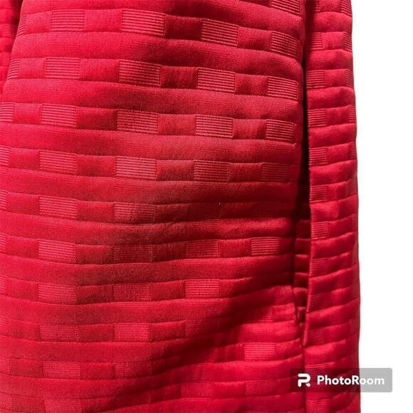 Maxandcleo Womens Dress Red 4 Pleated A Line Sleeveless Zip Back Side Pocket - Picture 3 of 4